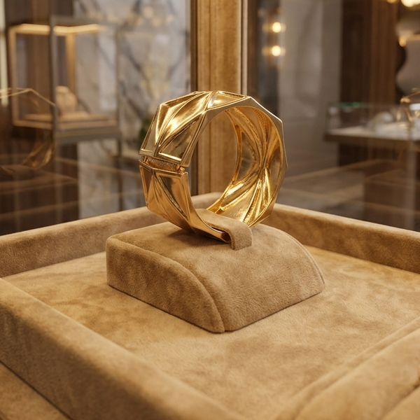 Premium Designer Gold Kada Bracelet for Women